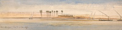 Deir Kadige, 1:00 pm, January 2, 1867 by Edward Lear